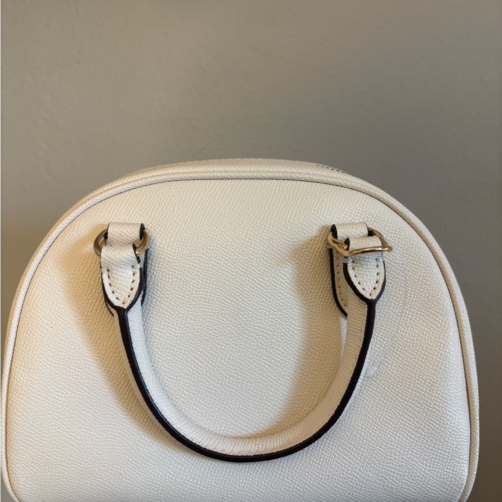 Coach Sydney Satchel Bag - Gold/Chalk - Picture 6 of 12